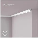 NOEL & MARQUET Eckleiste NMC WT7 WALLSTYL Weiß 2 St. 200 x 2,2 x 1,6 cm