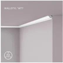 NOEL & MARQUET Eckleiste NMC WT7 WALLSTYL Weiß 2 St. 200 x 2,2 x 1,6 cm