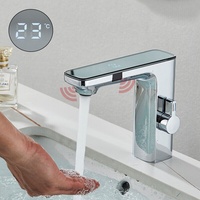 Sensor Wasserhahn Bad Waschbecken Waschtischarmatur Einhebel Mischbatterie