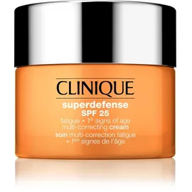 Clinique Superdefense SPF 25 Fatigue + 1st Signs of Age Multi-Correcting Cream dry to very dry skin LSF 25 30 ml