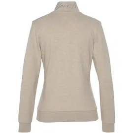 bench. loungewear Sweatjacke Damen beige meliert Gr.40/42