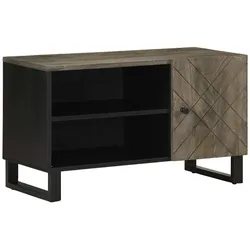 TV-Schrank 80x33x46 cm Massivholz Mango