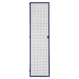 OEM Gittertür LOGS 240 H1970xB540mm blau RAL 5022 abschl.LOGS