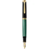 Pelikan Souverän M800 Kolbenfüller schwarz/grün/gold M (mittel)