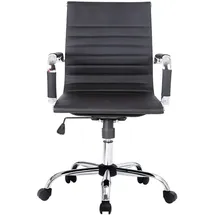 Equip Bürostuhl Kunstleder Schwarz