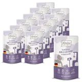 MjAMjAM Quetschie DUO von Hühnchen & Kaninchen an Kürbis 12 x 125 g