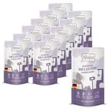 MjAMjAM Quetschie DUO von Hühnchen & Kaninchen an Kürbis 12 x 125 g