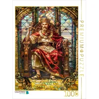 Calvendo Puzzle König auf dem Thron 1000 Teile Lege-Größe