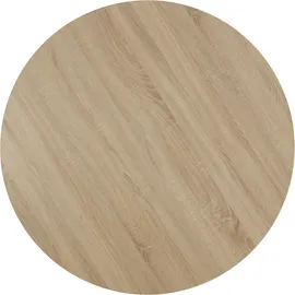 Home Affaire Esstisch HOME AFFAIRE "Anja, TOPSELLER", beige (natur, schwarz, eiche), B:110cm H:76cm T:110cm, Tische, Esstisch, Durchmesser 110 cm, Skandi Design, Metallgestell