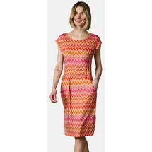 Ragwear Sommerkleid Midikleid Gemustert Orange 36