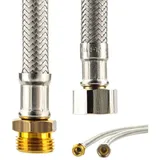 tecuro Sanitär Verbindungsschlauch 3/8 üwm x 3/8 AG x 2000 mm, - ktw-a- dvgw - tecuro