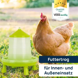 Gaun Futtertrog, grün, mit Füßen, 8kg