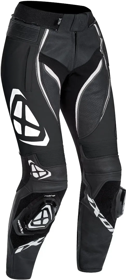 Ixon Vortex Damen Motorradhose, schwarz-weiss, Größe XL