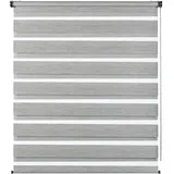 GARDINIA Doppelrollo de Luxe 160 x 180 cm grau