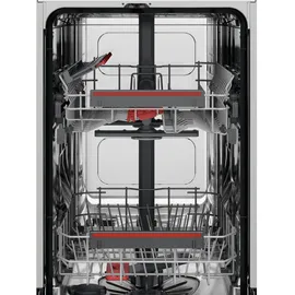 AEG FEE73407ZM Einbau-Geschirrspüler (teilintegrierbar, 596 mm breit, Edelstahl)