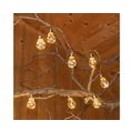 Lumineo Solarleuchte Kunststoff L.450cm 10x5 LED transparent/warm weiß