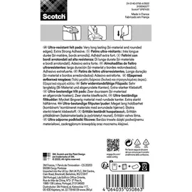 Scotch Ultra Resistant Filzpads SP87A35, Ø25mm