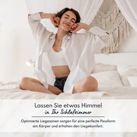 Fdm Topper RavineBlue-Schaum 140 x 200 cm weiß