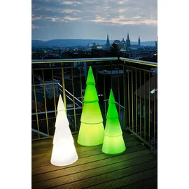 8 seasons DESIGN LED Dekofigur Shining Tree rund 55 cm grün 8 seasons design