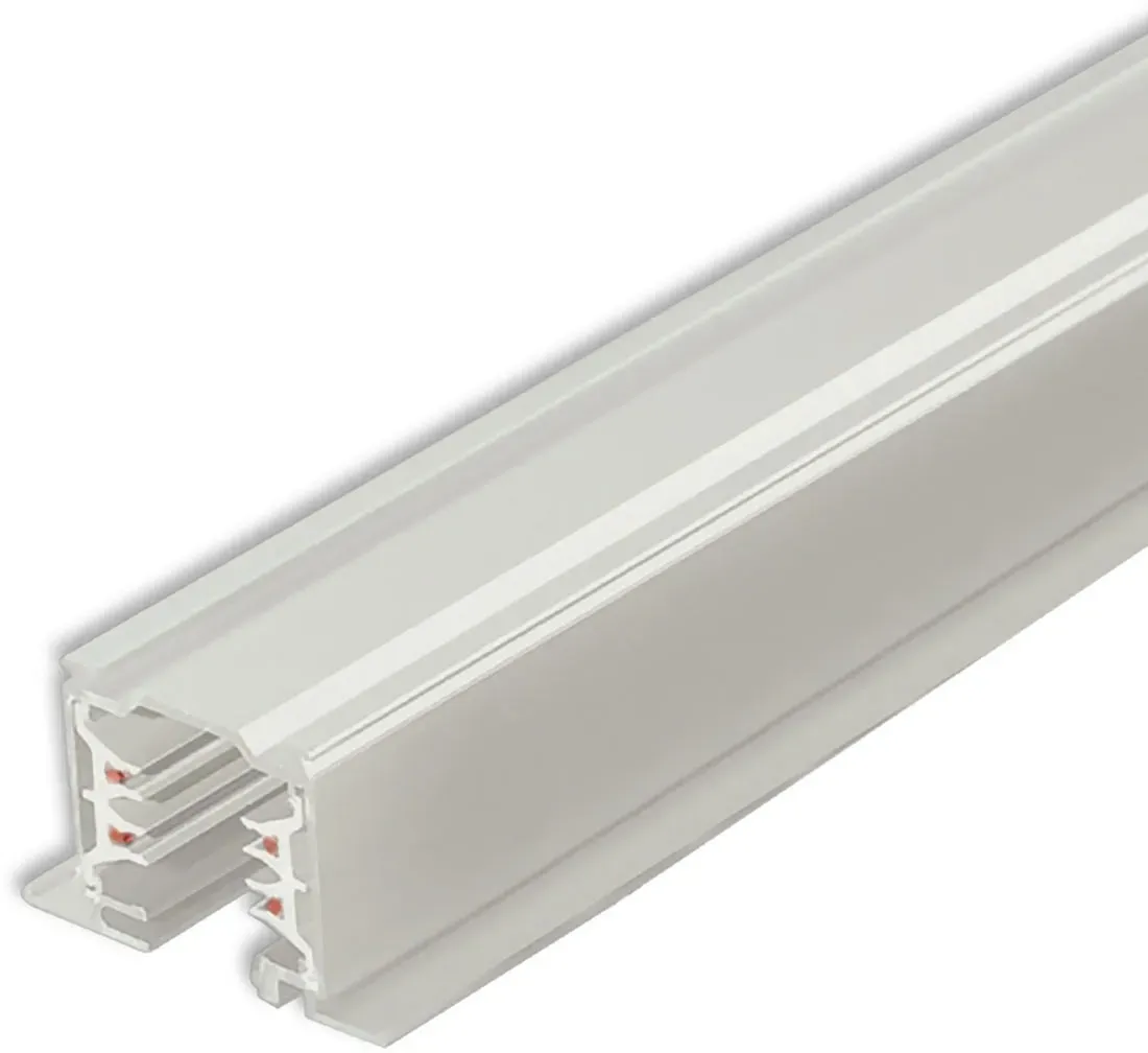 ISOLED 3-Phasen Classic Einbau-Stromschiene 2m weiß