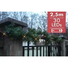 Star Trading LED Lichterkette Tannengirlande 2,5 m Grün