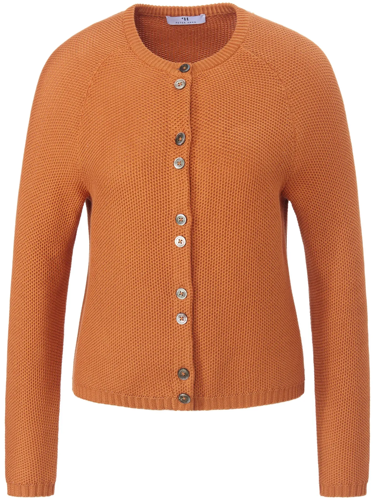 Le cardigan 100% coton  Peter Hahn marron