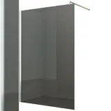 FA-Bausysteme Dein Bau Projekt Walk-In Duschabtrennung Grauglas 110 cm