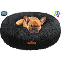 Lovpet LOVPET® Hundebett Hundekissen Katzenbett Bagel, Waschbar, Inkl. Napf