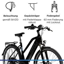 Zündapp Z810 28 Zoll RH 50 cm Damen schwarz/grau