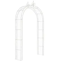 CLP Rosenbogen 148 x 260 x 34,5 cm Weiß