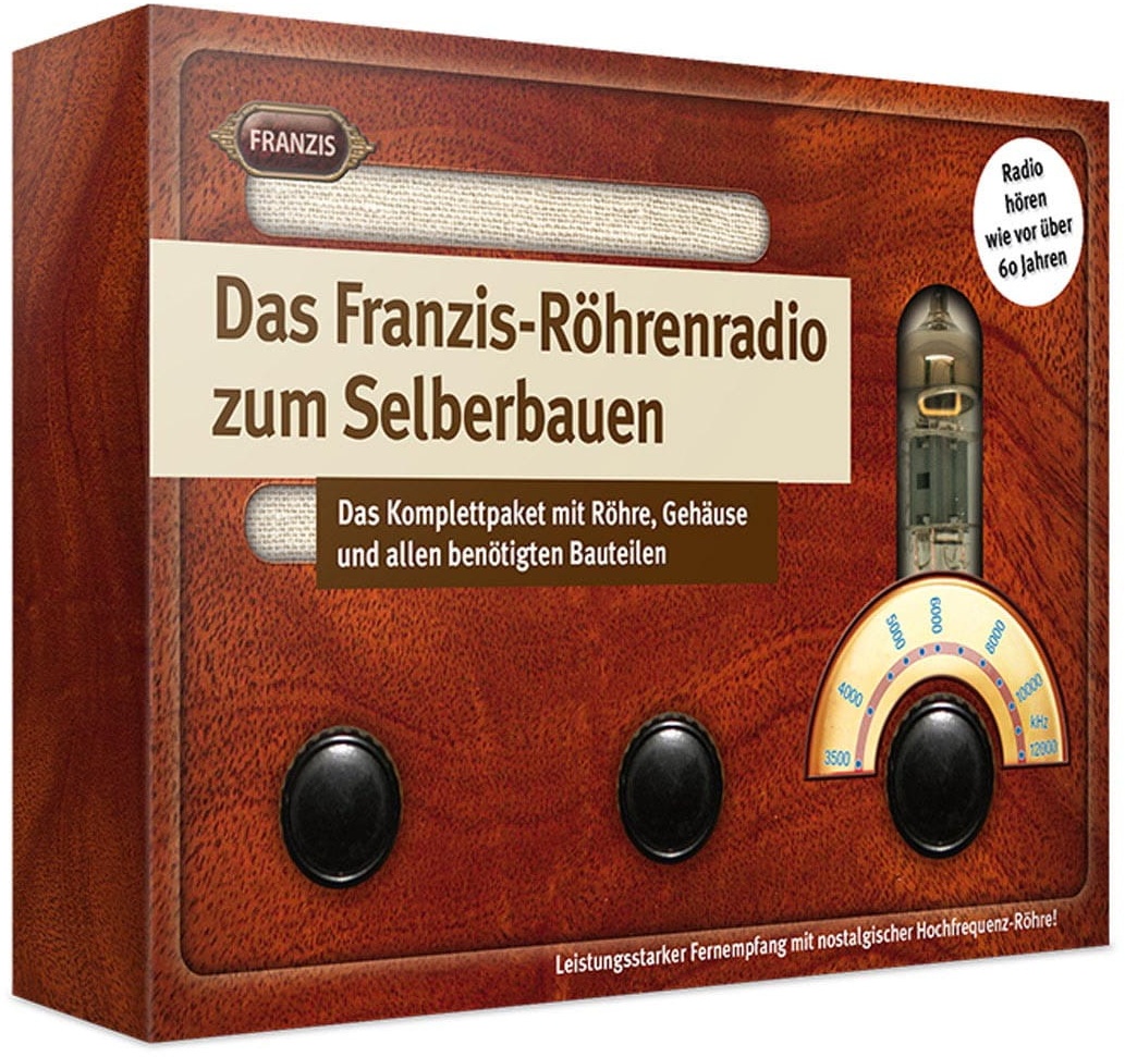 Röhrenradio zum Selberbauen Elektronik Bausatz     