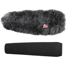 Rycote 055210 ME66 Windschutz für Shotgun-Mikrofone, Schaumstoff und Fell, 18 cm
