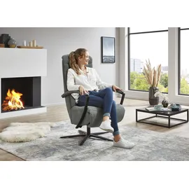 die planbar Relaxsessel DIE PLANBAR Polyester 66 x 110 x 83 cm Grau mit Relaxfunktion