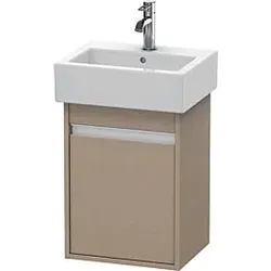 Duravit Ketho Waschtisch-Unterschrank KT6630L7575 40x32x55cm, wandhängend, Tür links, leinen