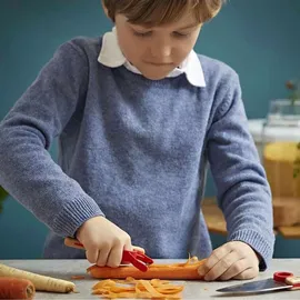 Opinel Le petit Chef Kinder Kochmesser-Set, rot/natur/silber, 3-teilig (1 Set)