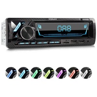 XOMAX Autoradio (XOMAX XM-RD283: 1DIN, Autoradio mit DAB+, Bluetooth, USB, AUX IN, ohne Laufwerk)