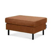 Konsimo Hocker Invia Leder 93 x 48 cm Rot