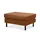 Konsimo Hocker Invia Leder 93 x 48 cm Rot