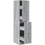 vidaXL Apothekerschrank Grau Sonoma 30 x 41 x 144,5 cm Grau