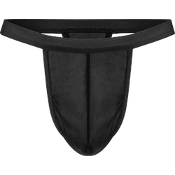 Attraktiver Tanga in schlichtem Design, schwarz, S-L