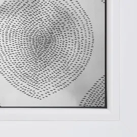Lichtblick Fensterfolie selbstklebend, Sichtschutz, Stripy Boho Drop - Weiß B/L: ca. 100x180 cm