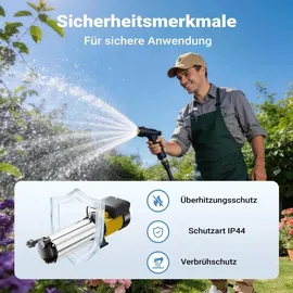Wiltec Kreiselpumpe 9000L/H 2200W