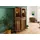 MASSIVMOEBEL24.DE Vitrine MAILAND 90 x 40 x 180 cm Dunkelbraun