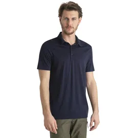 Icebreaker Merino 150 Tech Lite Iii Kurzarm-poloshirt - Midnight Navy - M