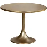 MID.YOU Couchtisch Gold Metall 60 x 60 x 46,5 cm