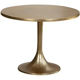 MID.YOU Couchtisch Gold Metall 60 x 60 x 46,5 cm