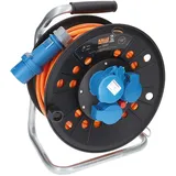 KALLE DAS KABEL - Kalle Campingkabeltrommel cee 230v 16a 2,5mm2 Extreme Signal Orange Ip44 25 Meter