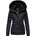 warme Winter mit abnehmbarer Kunstfell-Kapuze Navy