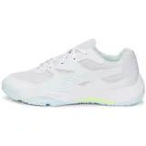 Puma Solarflash Jr II Hallenturnschuh, White Nitro Blue Fizzy Light, 28 EU