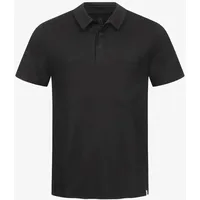 Tom Fyfe Merino Herren Polo Shirt Schwarz XL
